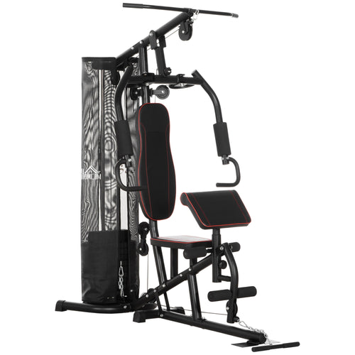 Home Gym, Multifunction Gym Equipment with 100Lbs Weight Stack for Back, Chest, Arm, Leg and Full Body Workout
