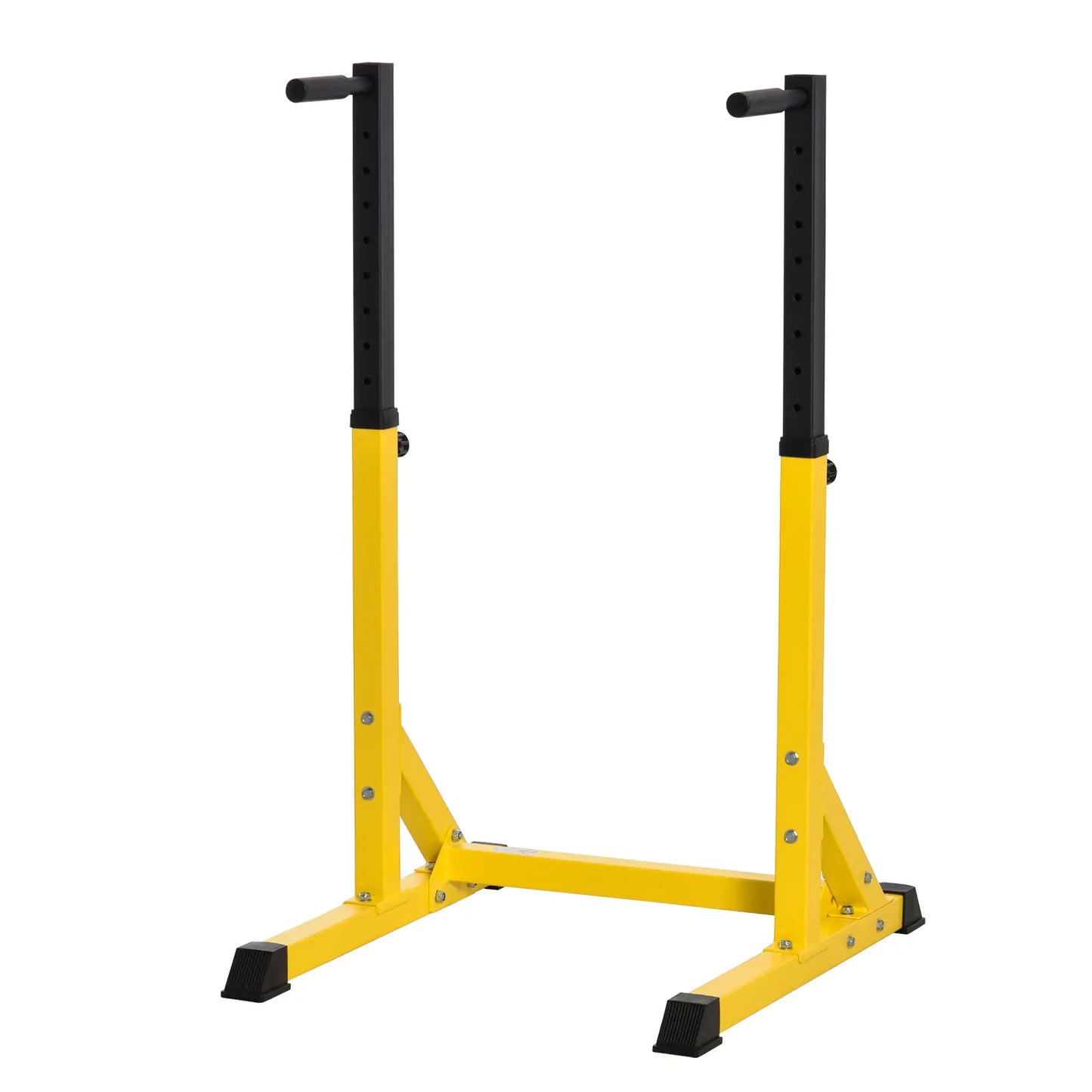 Dip Station, Parallel Bar, 10 Adjustable Height, Home Gym, Yellow Power Towers at Gallery Canada