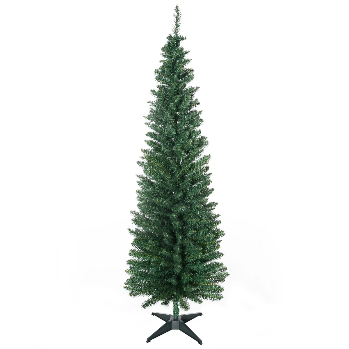 6’ PVC Slim Artificial Pencil Christmas Tree, Holiday Decor Artificial Christmas Trees at Gallery Canada