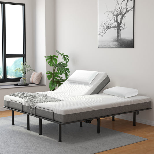 Set of 2 Gel Memory Foam Pillow 3D Cutting Air Flow Cooling Pillows with Pillowcase, White Bedding White at Gallery Canada