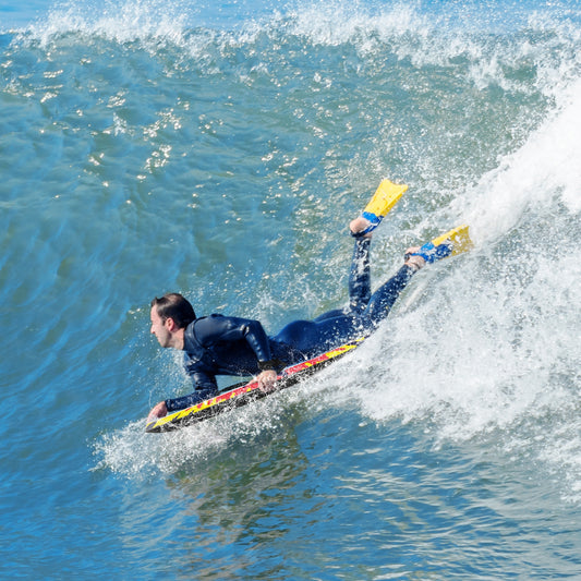 33/37/41 Inches Lightweight Body Board, EPS Core XPE Deck HDPE Bottom, Multicolor Surfing Multicolor at Gallery Canada
