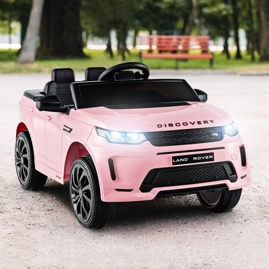 12V Kids Ride On Car, Remote Control, Lockable Doors, Pink Powered Ride On Toys Pink at Gallery Canada