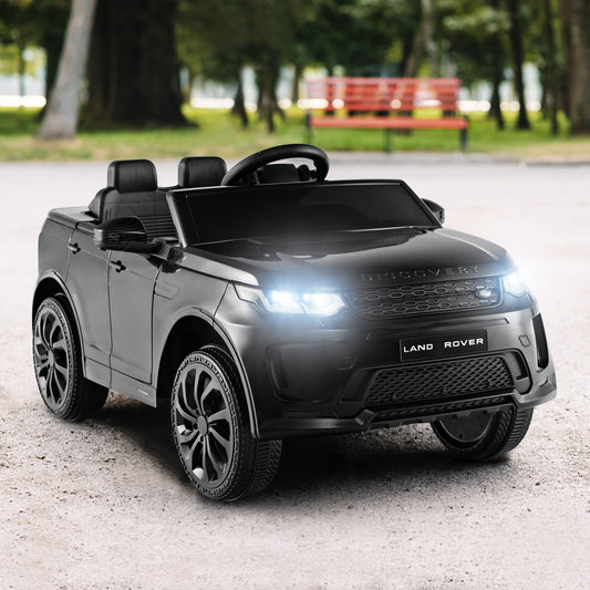 12V Kids Ride On Car, Remote Control, Lockable Doors, Black Powered Ride On Toys Black at Gallery Canada
