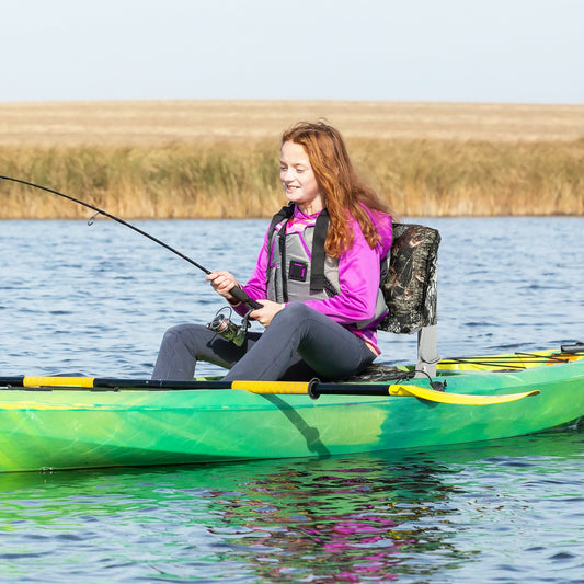 Low Back Folding Padded Boat Seat, 4 Bolts, Camouflage Water Sports Camouflage at Gallery Canada