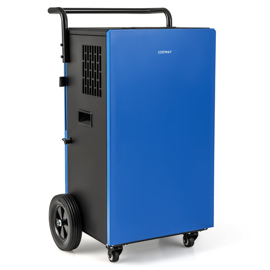 215 Pints 8000 Sq.Ft Commercial Dehumidifier For Home and Basement with 24H Timer, Blue Dehumidifiers Blue at Gallery Canada