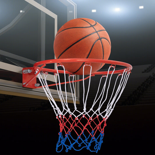 18 Inch Basketball Rim, All Weather Net, Orange Sport Equipments Orange at Gallery Canada