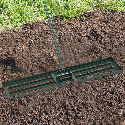 Lawn Leveling Rake 46 x 10 Inch Heavy Duty Lawn Level Tool for Soil, Green Lawn Care Tools Green at Gallery Canada