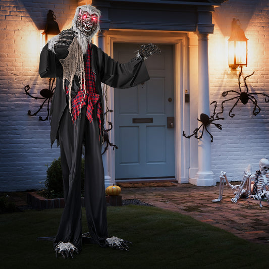 8.2 FT Animatronic Werewolf, Howling Sounds, Poseable Arms, Red Eyes Halloween Options at Gallery Canada