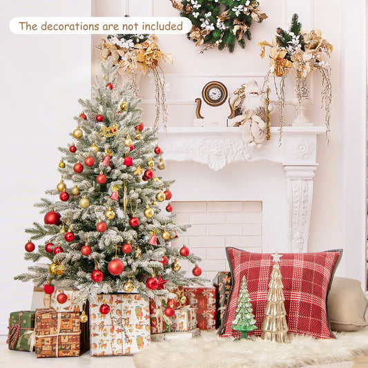 4 FT Pre-Lit Artificial Christmas Tree, 100 LED Lights, Green Christmas Tree Green at Gallery Canada