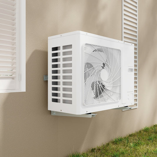 Mini Split Wall Mount Bracket, 6000-12000 BTU, Silver Mini Split Air Conditioners Silver at Gallery Canada