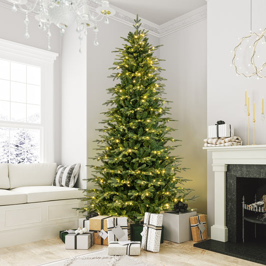 9 Feet Pre-Lit Artificial Christmas Tree, Warm White LED Lights, Green Christmas Tree Green at Gallery Canada
