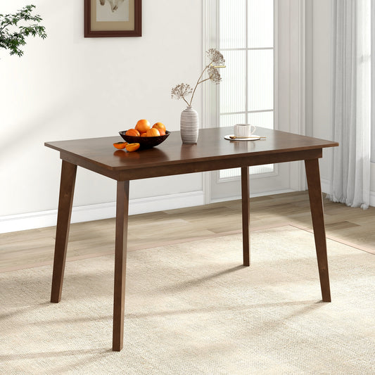 48 Inch Wooden Dining Table, For 4 People, Brown