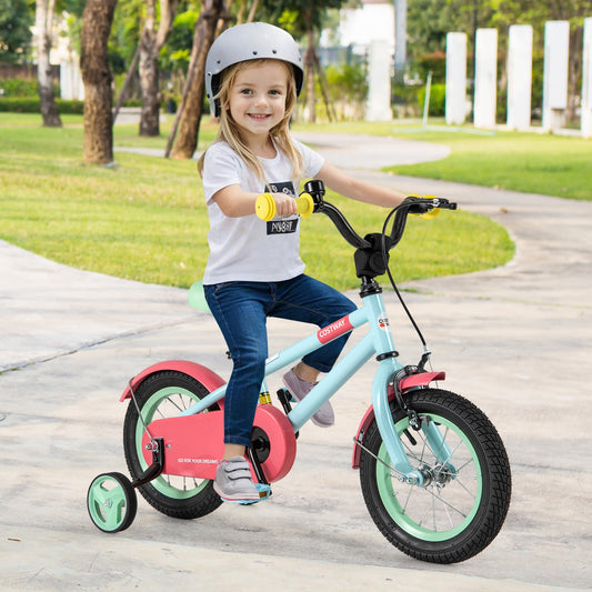 Kids Bike, Adjustable Handlebar And Saddle, 12 Inches, Blue Kids Bike Blue at Gallery Canada
