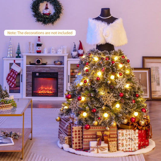 5 FT Pre-lit Artificial Christmas Tree, 465 Branch Tips, Green