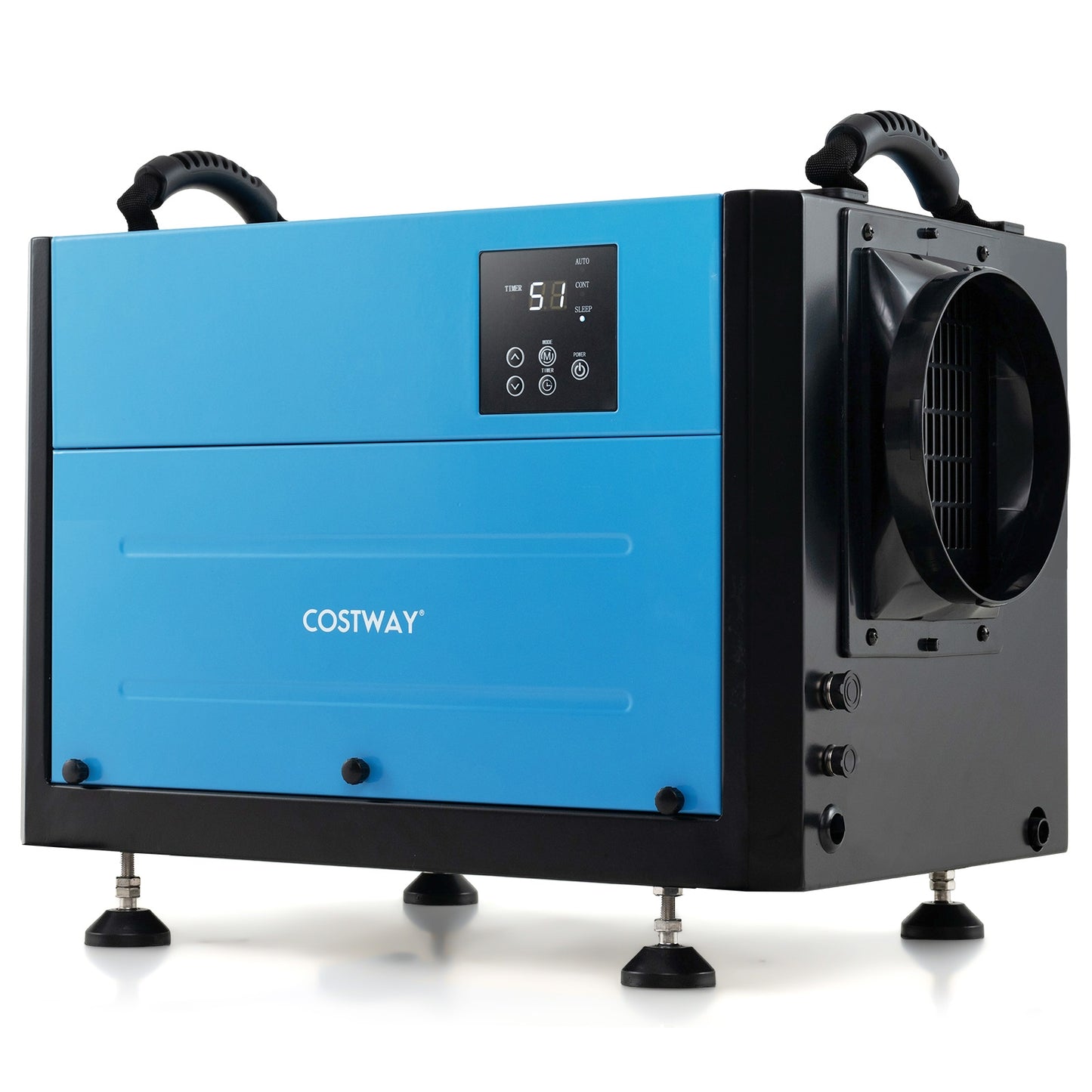 124 Pint Crawl Space Dehumidifier, 3 Modes, 24H Timer, White Dehumidifiers at Gallery Canada