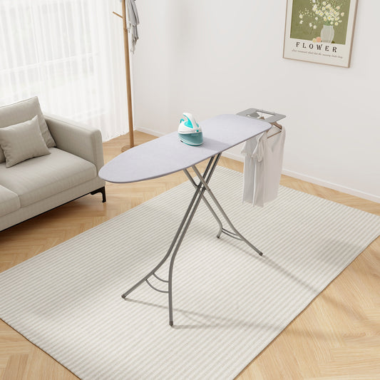 Foldable Ironing Board with Iron Rest and Adjustable Height, Gray Dryers Gray at Gallery Canada