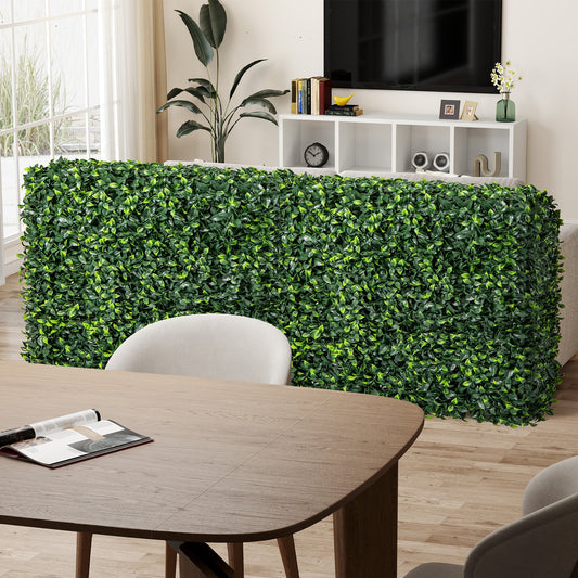 Faux Greenery Room Divider, Privacy Screen, Hedge Wall-M, Green Decorative Fencing & Flooring Green at Gallery Canada