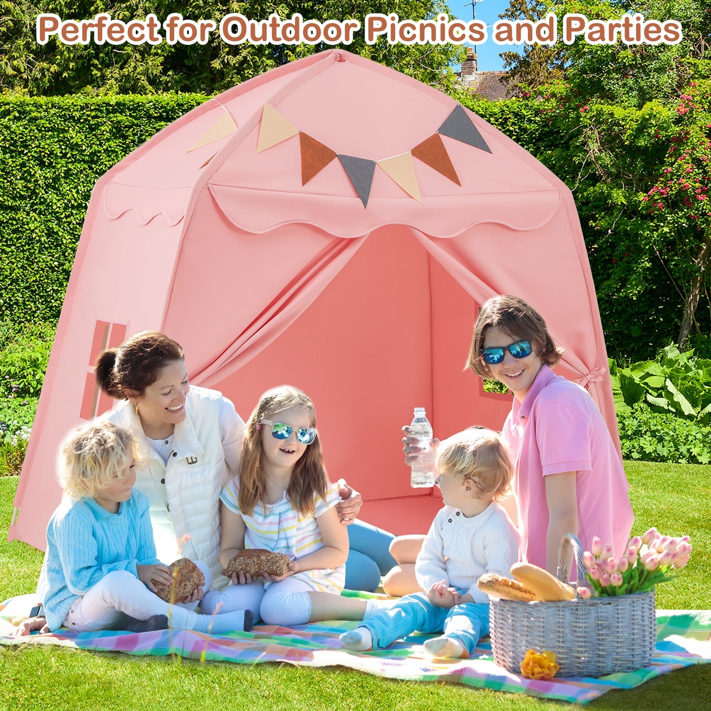 Kids Play Tent Bed Tent, Extra Large, Pink Play Tents & Playhouse at Gallery Canada