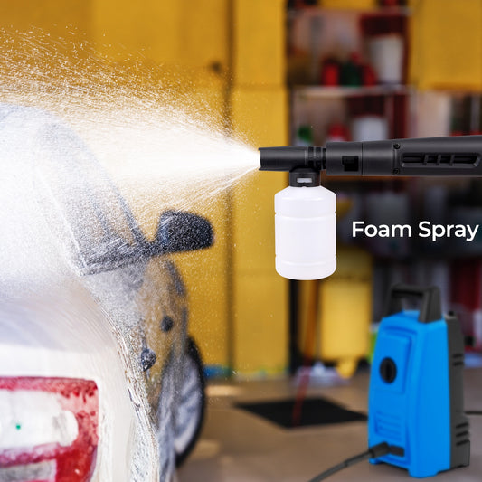 1900 PSI 1.8 GPM Electric Pressure Washer, 4 Quick Connect Nozzles, Blue Washing Machines Blue at Gallery Canada