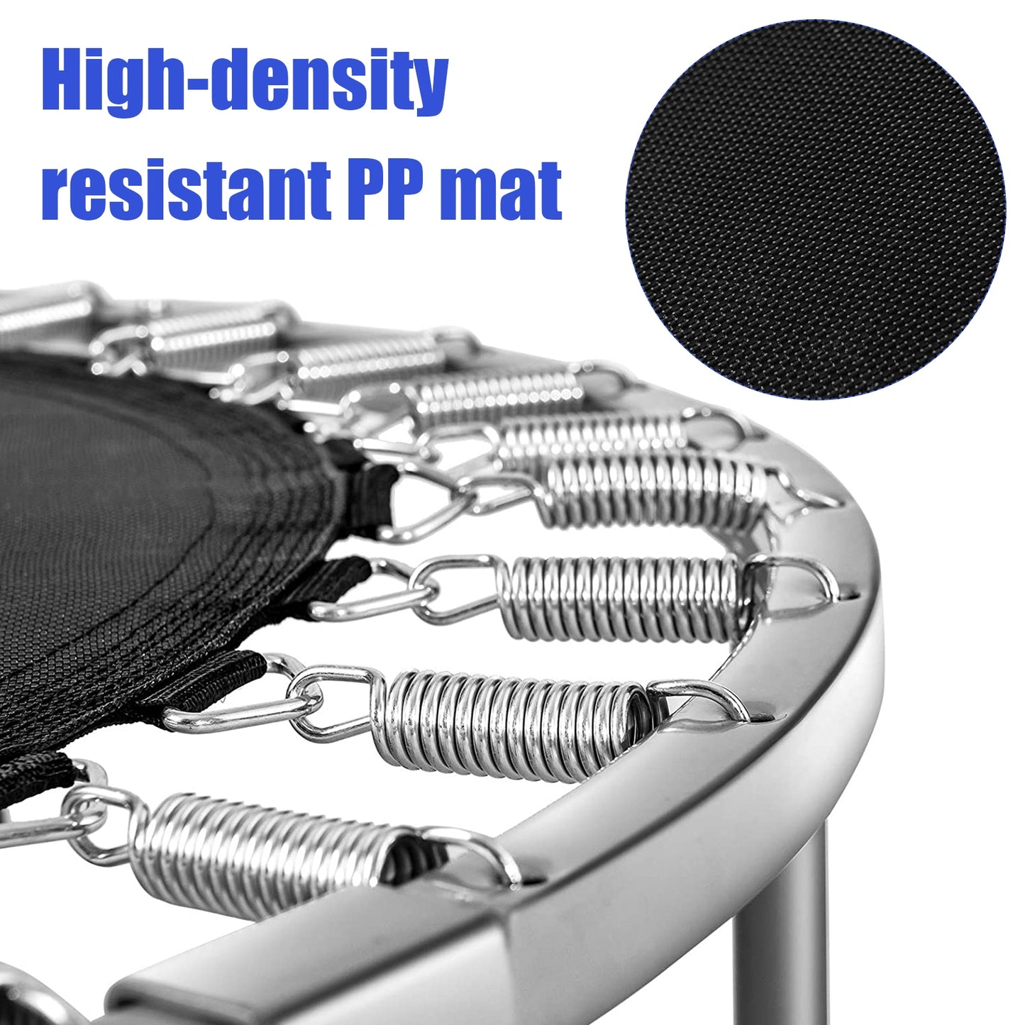 36 Inch Mini Folding Trampoline, Portable Fitness Rebounder, Blue Trampolines at Gallery Canada
