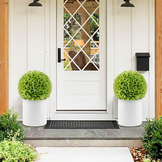 Artificial Plant Topiary Balls, Faux Boxwood, Green Faux Plants Green at Gallery Canada