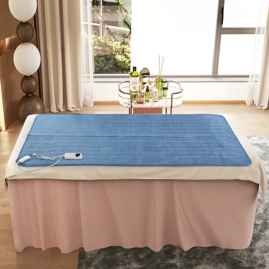 Electric Heated Mattress Pad, 5 Heating Levels, Overheat Protection, Blue Bedroom Blue at Gallery Canada