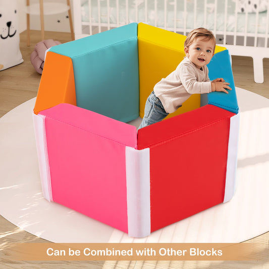 Hexagon Kids Ball Pit, Foam Climbing Exercise Mat, Multicolor Climbers & Slides Multicolor at Gallery Canada
