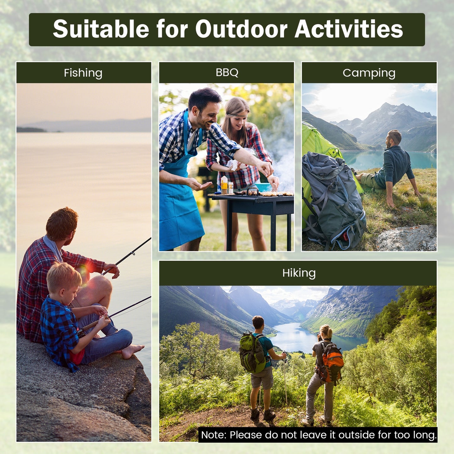 Bamboo Dorm Chair Set of 2, With Storage Pocket, Black Camping Furniture at Gallery Canada