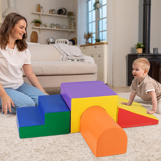 Infant Foam Block Play Set, Orange Climbers & Slides Orange at Gallery Canada