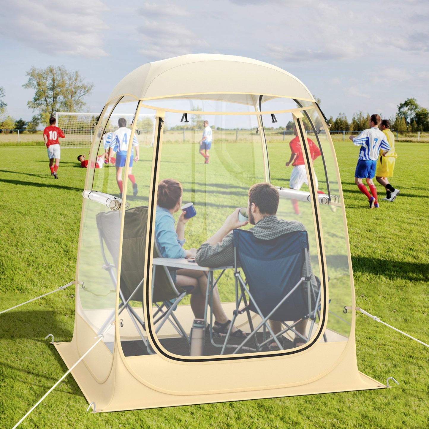 Instant Pop Up Sports Tent, 1-2/5-6 People, Carrying Bag, Floor Mat Tents at Gallery Canada