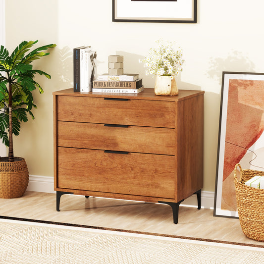 3 Drawer Dresser, Interlock System, Cherry Dressers & Chests Cherry at Gallery Canada