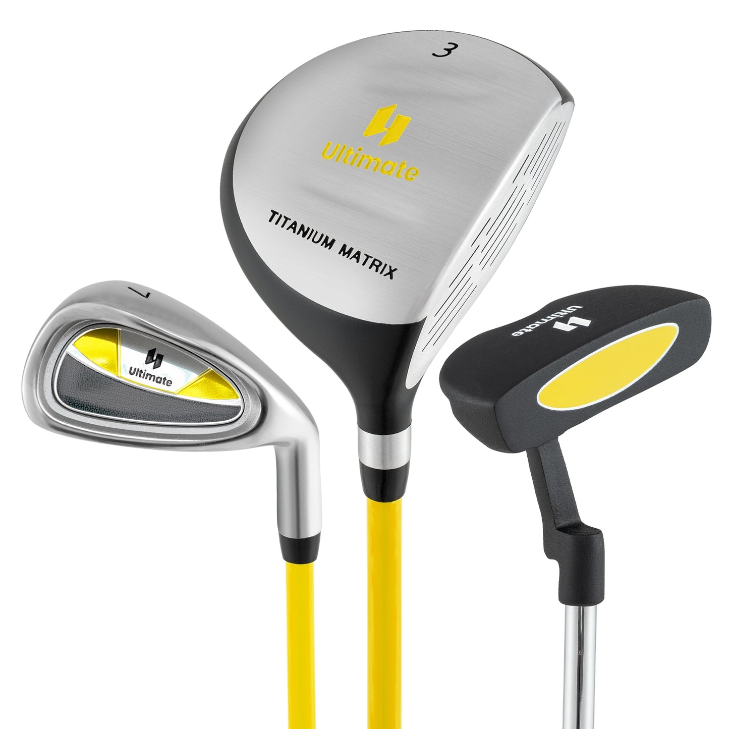 Junior Mallet Putter Individual Gold Club for 8-10 years old Kids, Yellow Golf at Gallery Canada