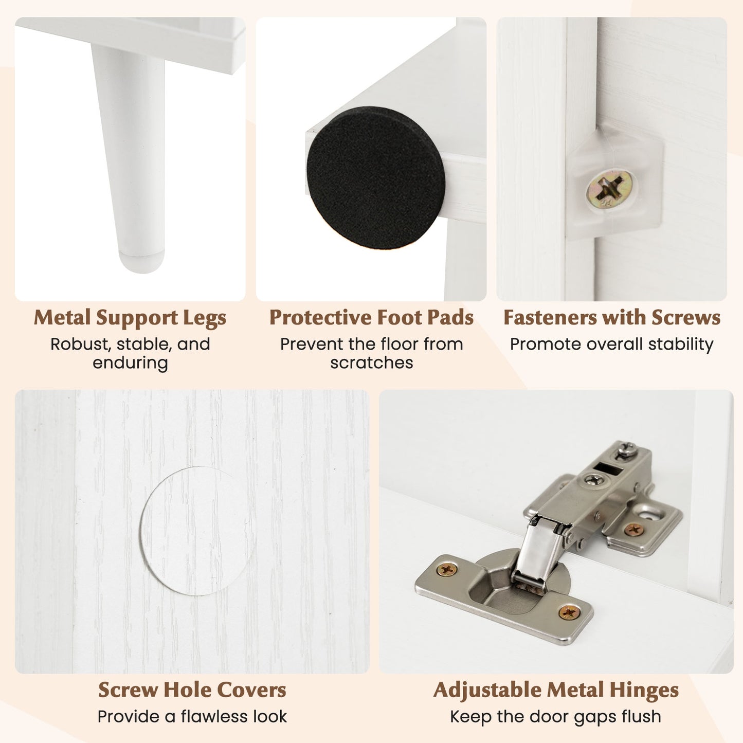 TV Stand for TVs up to 50 Inches Entertainment Center Modern Mid Century TV Cabinet, White Entertainment Centers & TV Stands at Gallery Canada