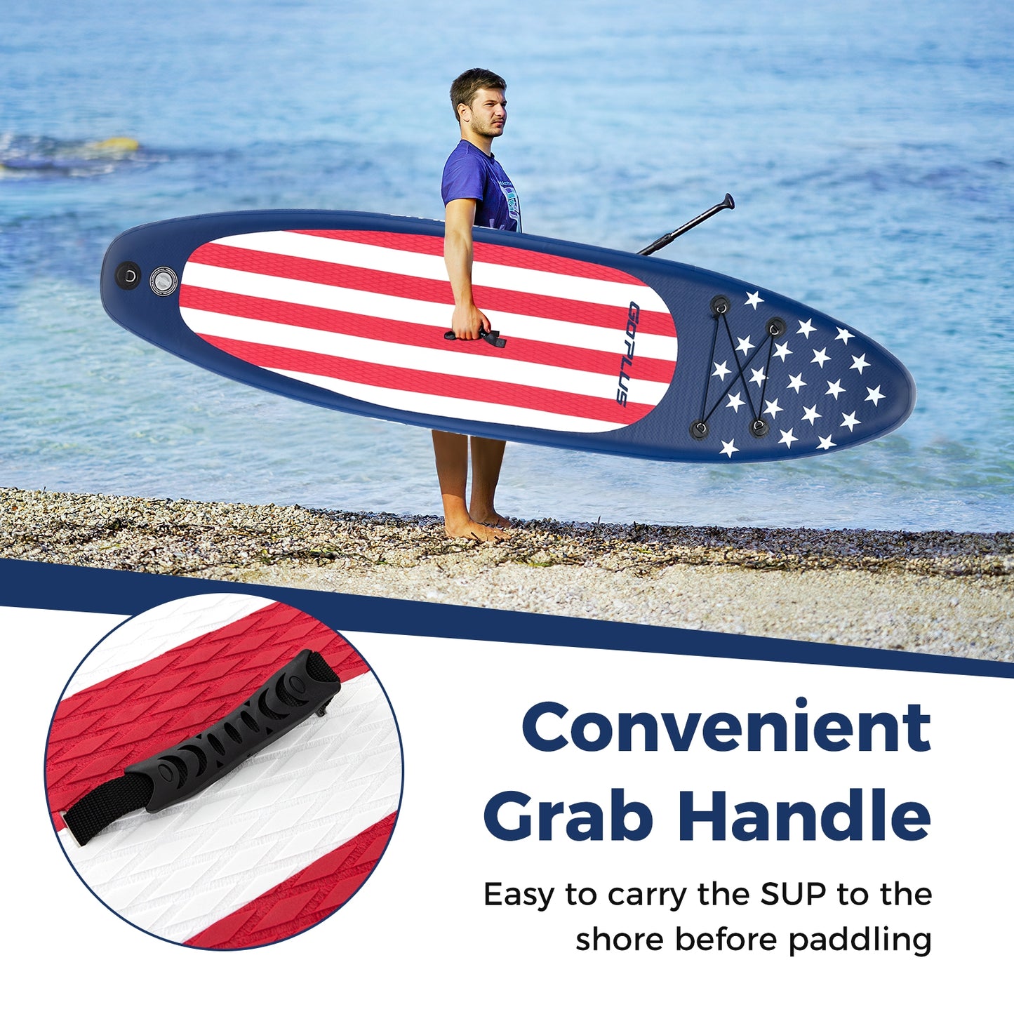 Inflatable Paddle Board, Removable Fin, Backpack Surfing at Gallery Canada