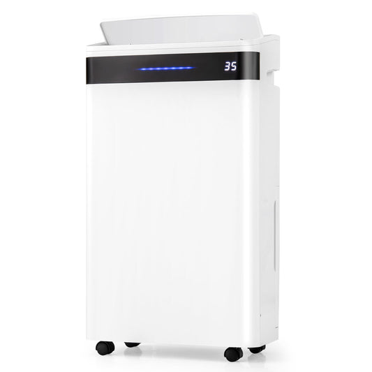 4500 Sq. Ft 57 Pint Dehumidifier, White Dehumidifiers White at Gallery Canada