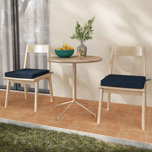 Outdoor Chair Cushion Set, Waterproof Fade-Resistant, Navy Outdoor Furniture Accessories Navy at Gallery Canada