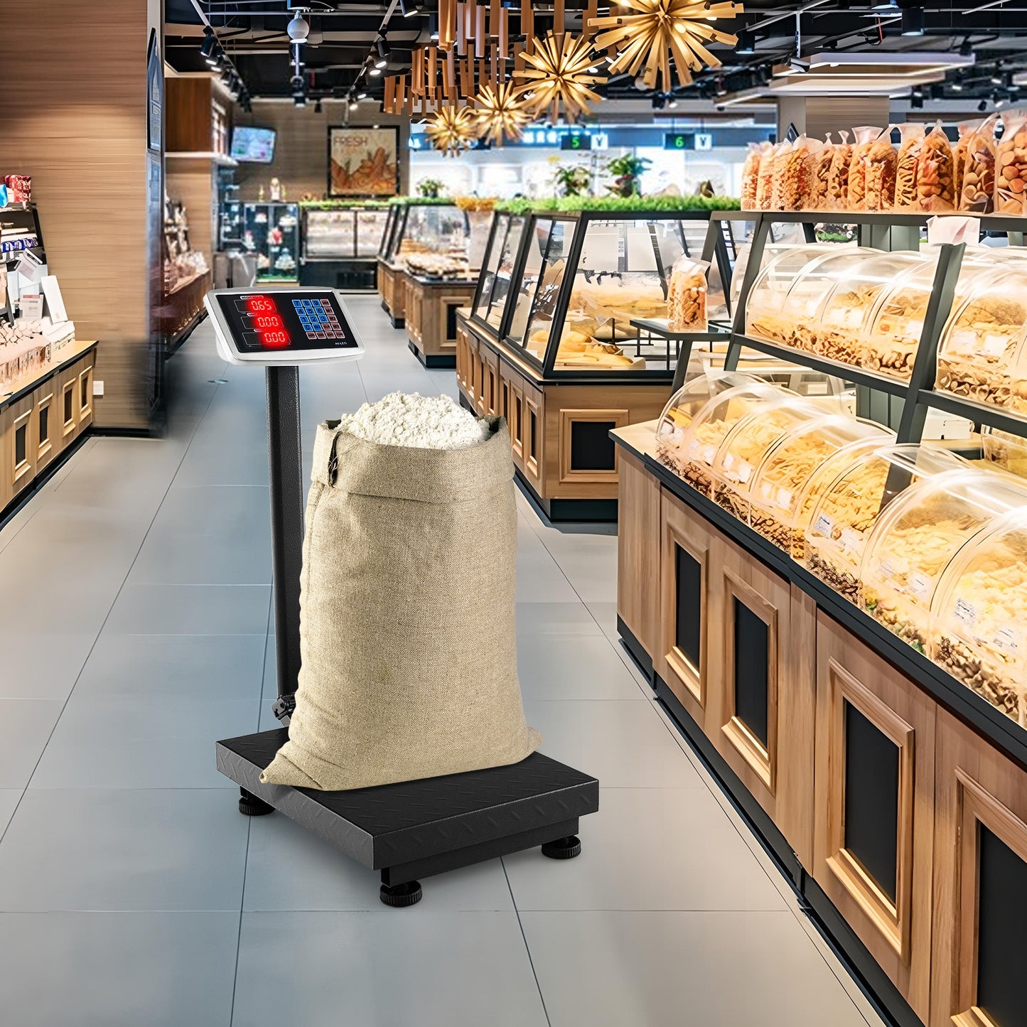 Computing Digital Platform Scale with Price Calculator, Silver Kitchen Tools at Gallery Canada