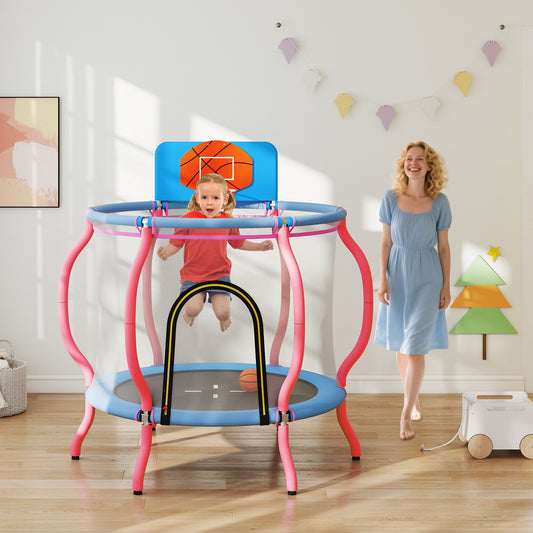 Kids Trampoline, Indoor Outdoor Pumpkin Trampoline, Pink Trampolines Pink at Gallery Canada