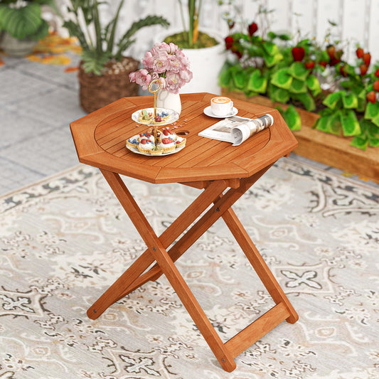 Octagon Folding Patio Table, 2 Inches Umbrella Hole Patio Coffee Tables Options at Gallery Canada