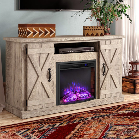 Curved Recessed Electric Fireplace Insert, 26 Inch, Remote Control Fireplaces Options at Gallery Canada