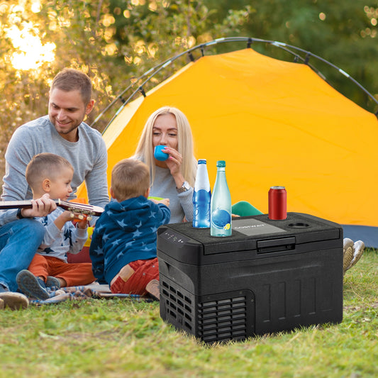 12 Volt Car Refrigerator, Adjustable Range, Divider, Camping RV Travel Coolers Options at Gallery Canada