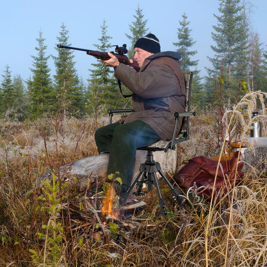 Folding Swivel Patio Chair with 4 Adjustable Leg, Camouflage Camping Furniture Camouflage at Gallery Canada