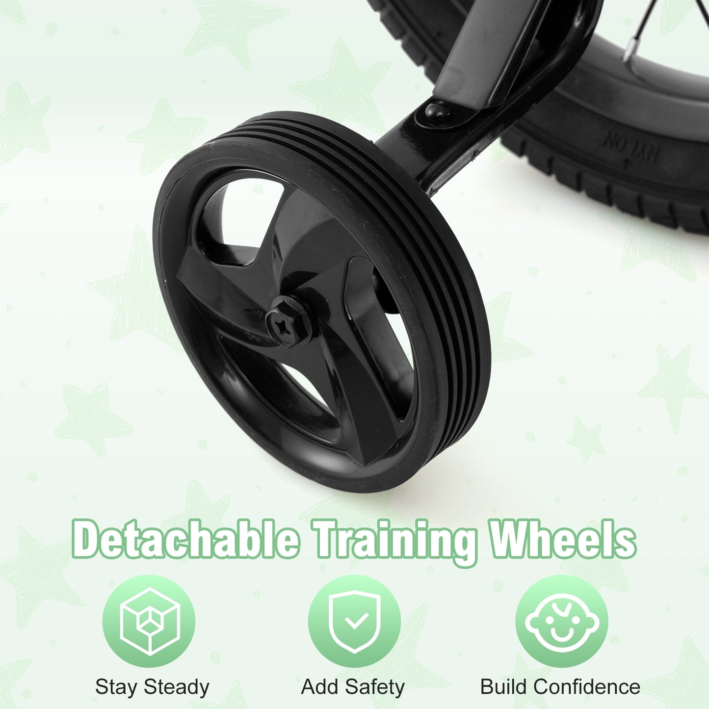 18 Inch Kids Bike, Adjustable, Transparent Chain Cover, 4-8 Years, Silver Kids Bike at Gallery Canada