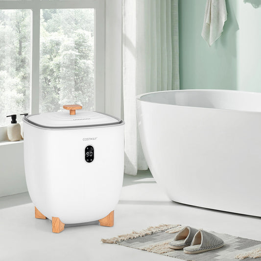 20L Towel Warmer Bucket With PTC Air Heater, White Dryers White at Gallery Canada
