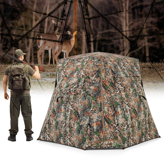 360° See Through Ground Hunting Blind, Camouflage