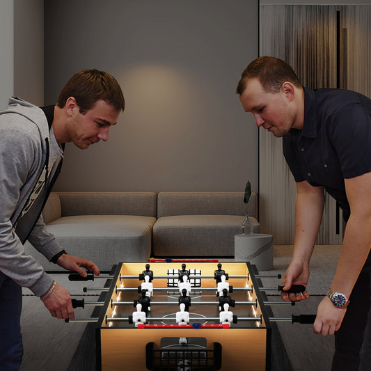 Game Room Football Table, Non-Slip Handle, Brown Game Room Brown at Gallery Canada