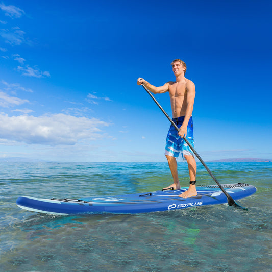 Inflatable Stand Up Paddle Board Sup Board with Premium SUP Accessories-S, Blue Surfing Blue at Gallery Canada