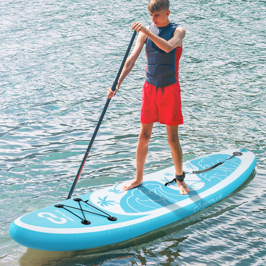 10/11 Feet Inflatable Stand Up Paddle Board with Premium SUP Accessories-L Water Sports Large at Gallery Canada