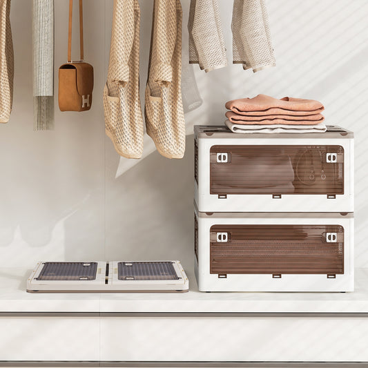 Stackable Storage Bins, 8 Gal, 3-Pack With Lids, White Cabinets & Chests White at Gallery Canada