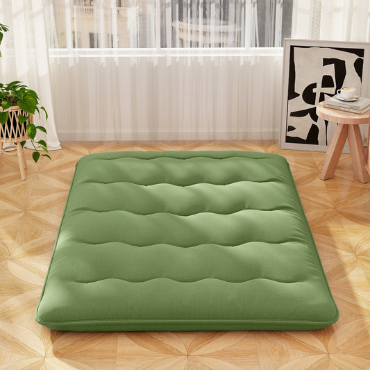 Full Size Floor Mattress, Washable Cover, Carry Bag, Green Mattresses Green at Gallery Canada